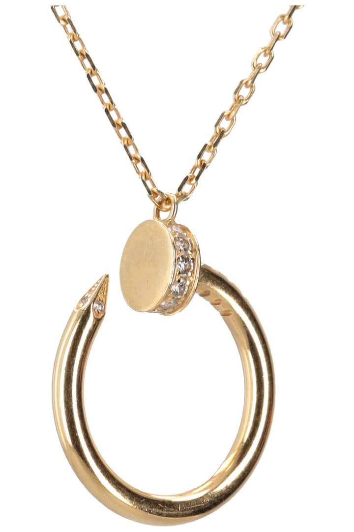 CARTIER Juste Un Clou Necklace 18k Yellowgold