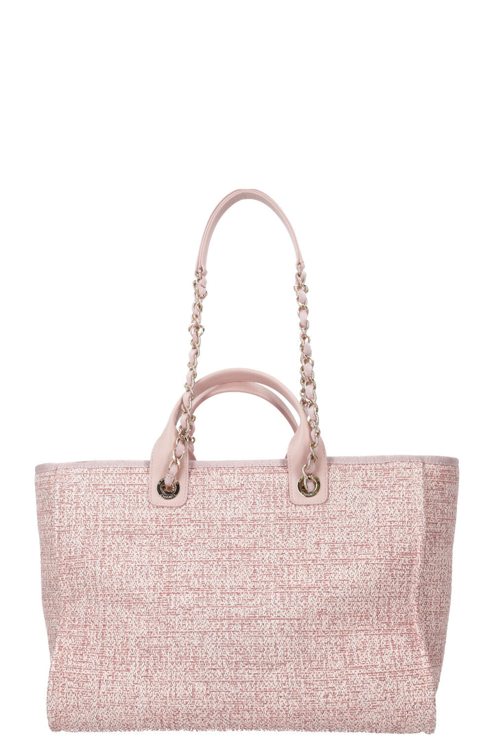 CHANEL Medium Deauville Tote Bag Pink