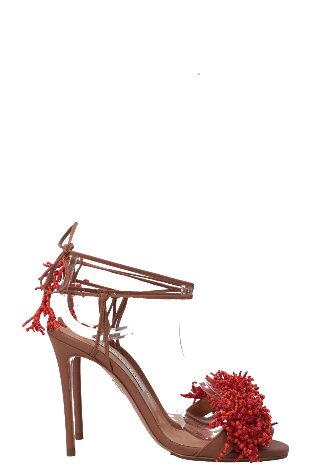 AQUAZZURA Panarea Brown Red