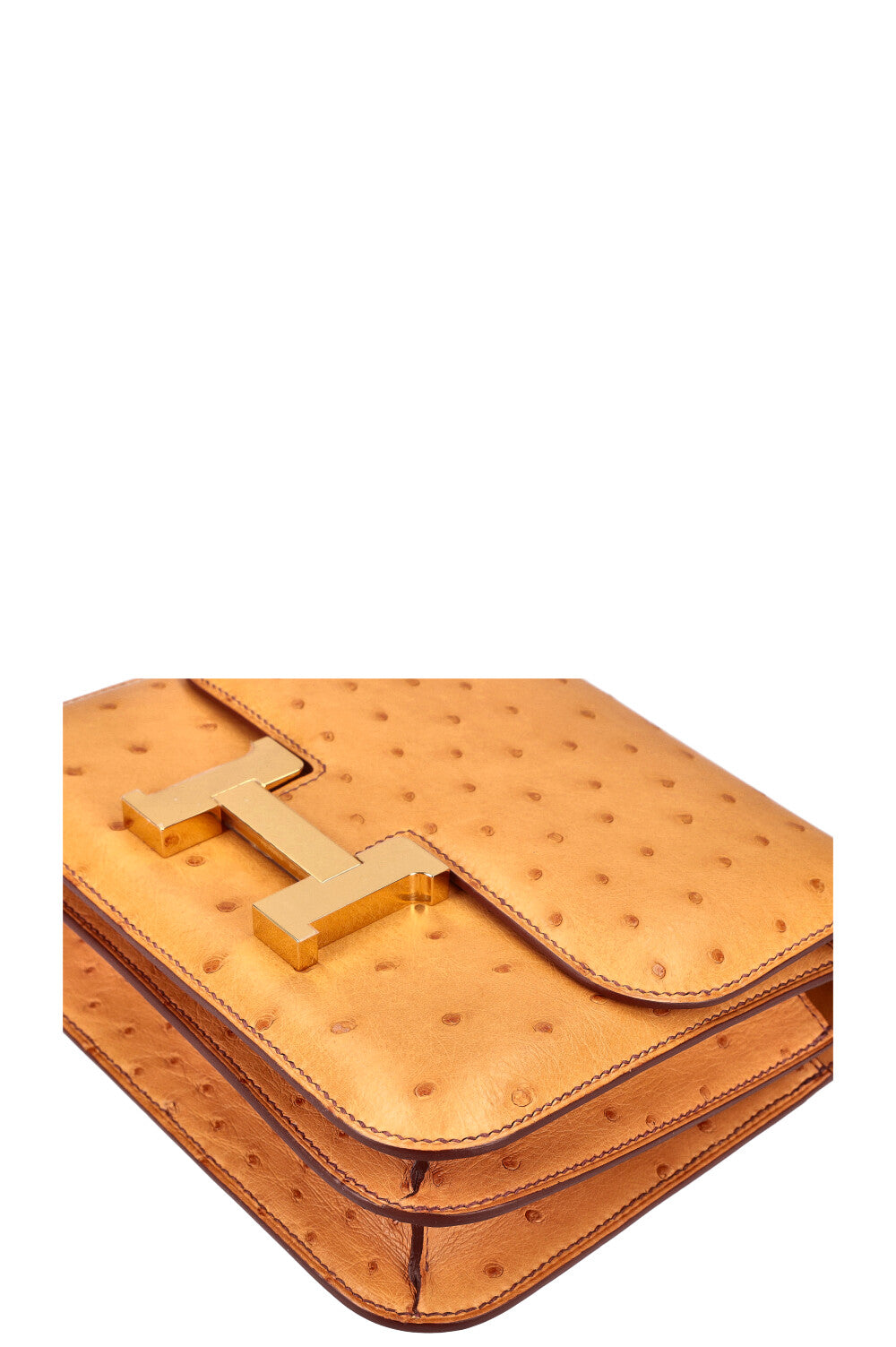 HERMES Constance Mini Ostrich Gold REAWAKE