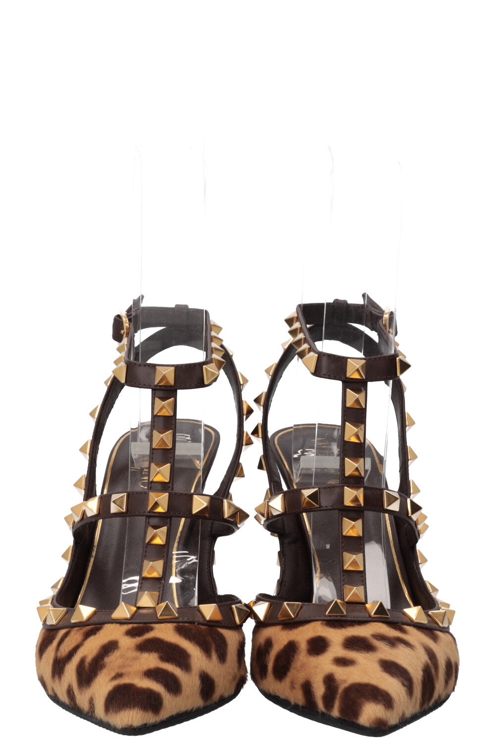 VALENTINO Rockstud Heels Cheetah