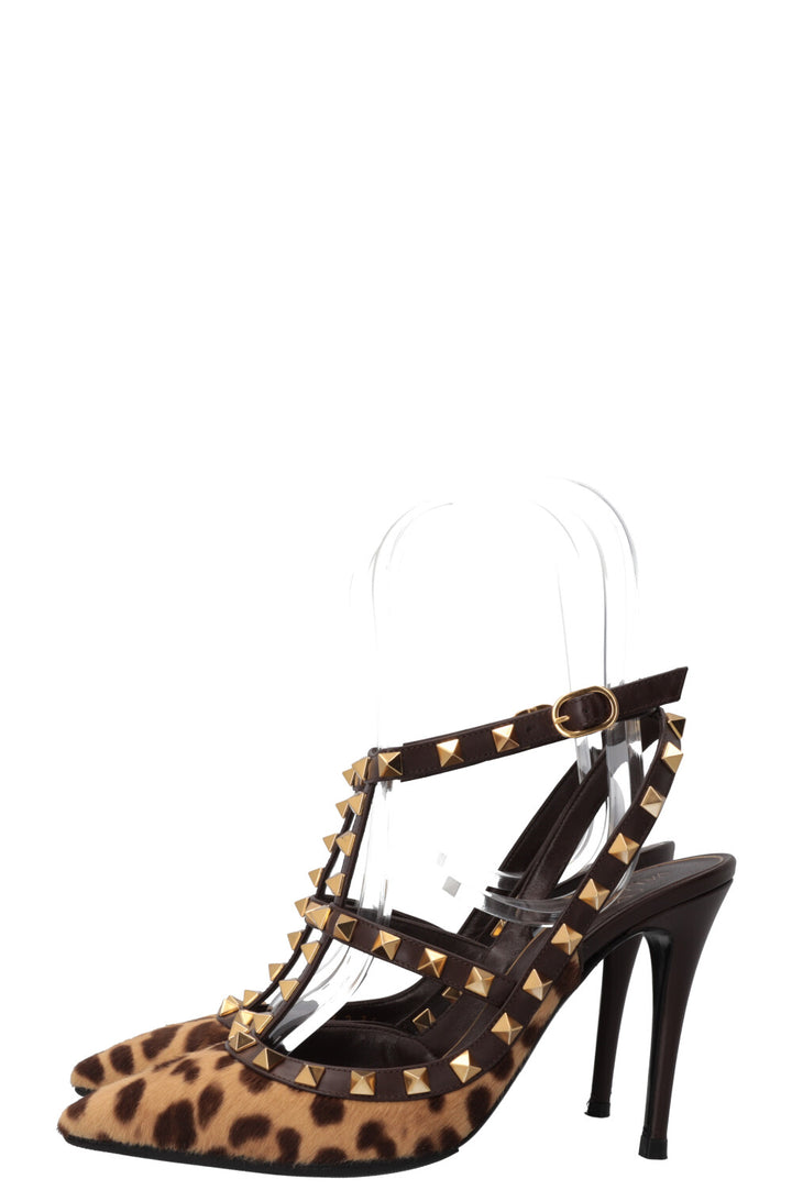 VALENTINO Rockstud Heels Cheetah