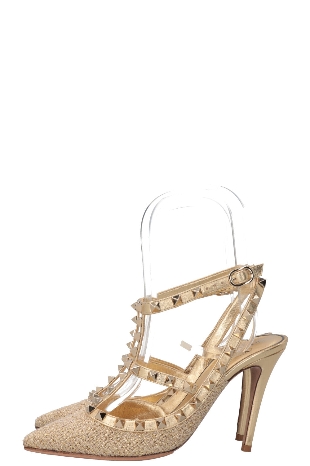 VALENTINO Escarpins Rockstud Doré