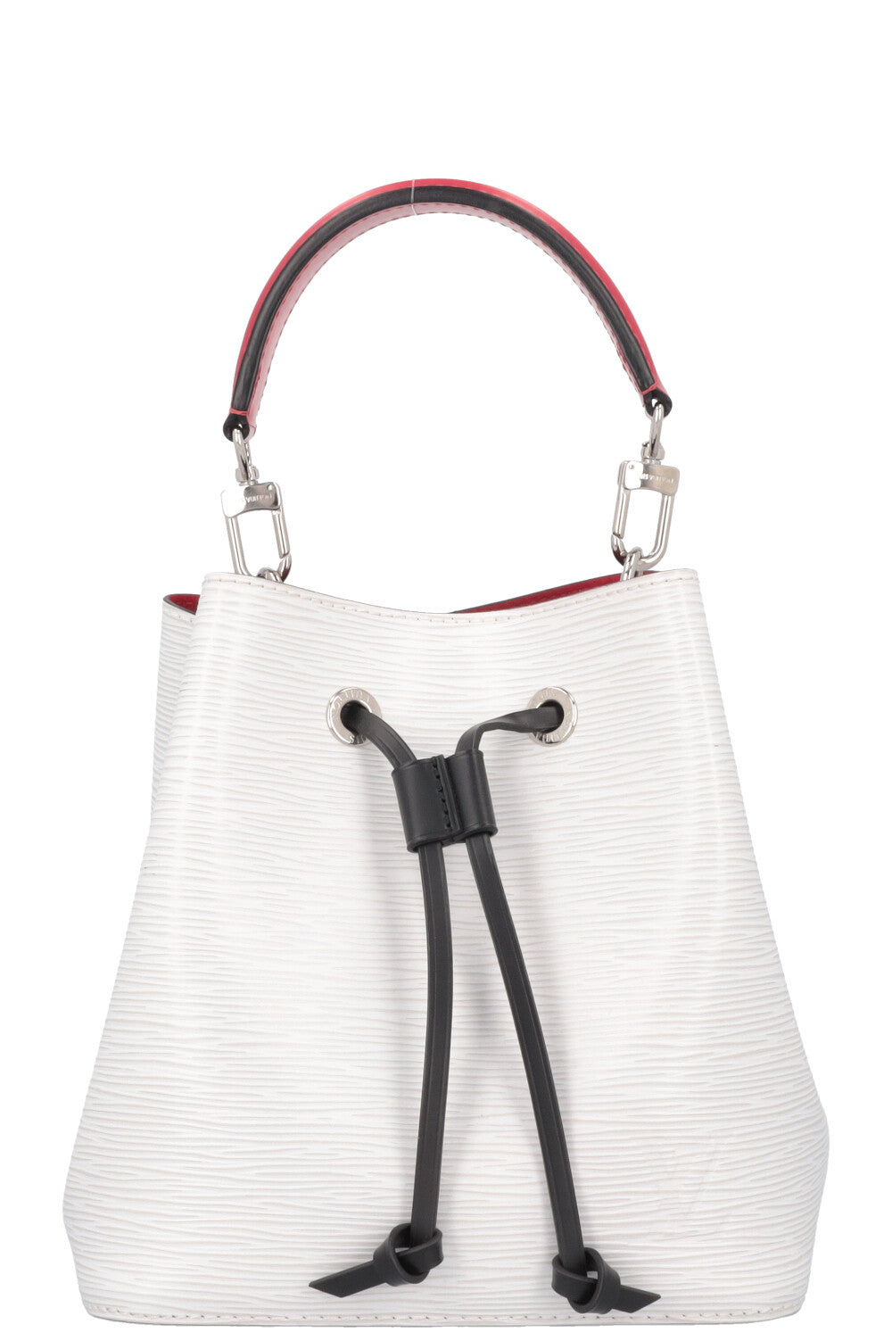 LOUIS VUITTON Neonoe BB Bucket Bag White Epi