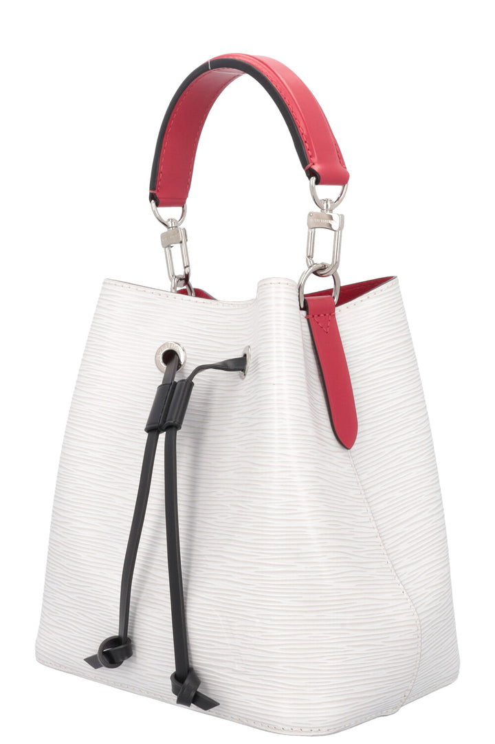 LOUIS VUITTON Neonoe BB Bucket Bag White Epi