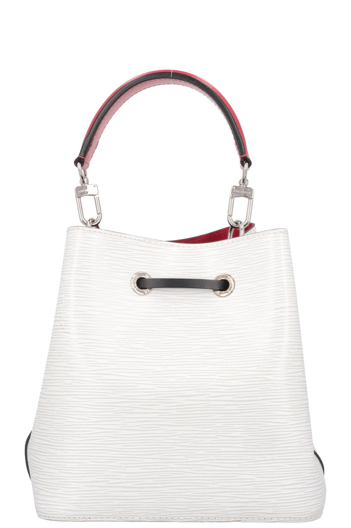 LOUIS VUITTON Neonoe BB Bucket Bag White Epi