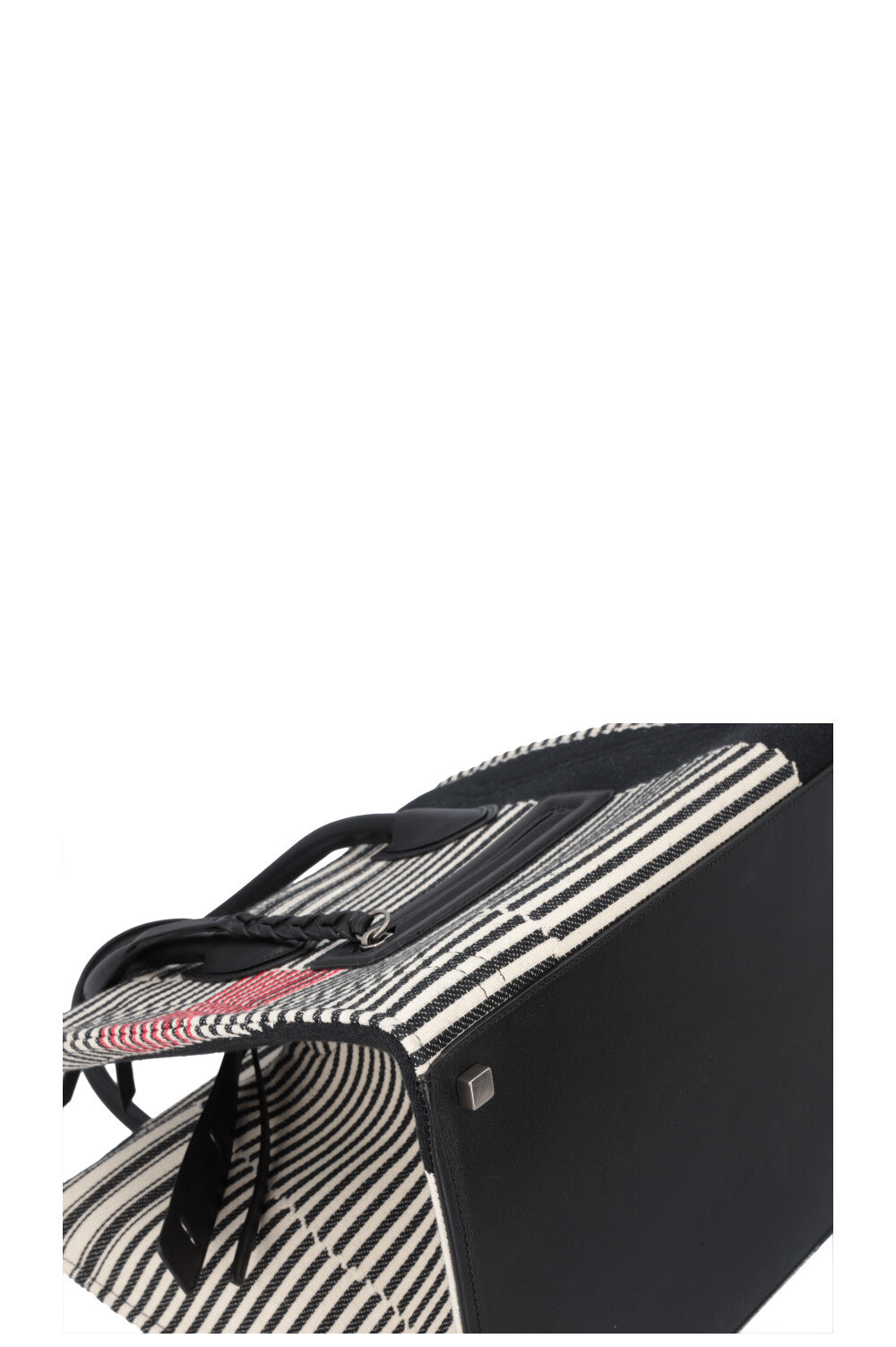 CÉLINE Phantom Medium Luggage Bag Canvas Striped Navy