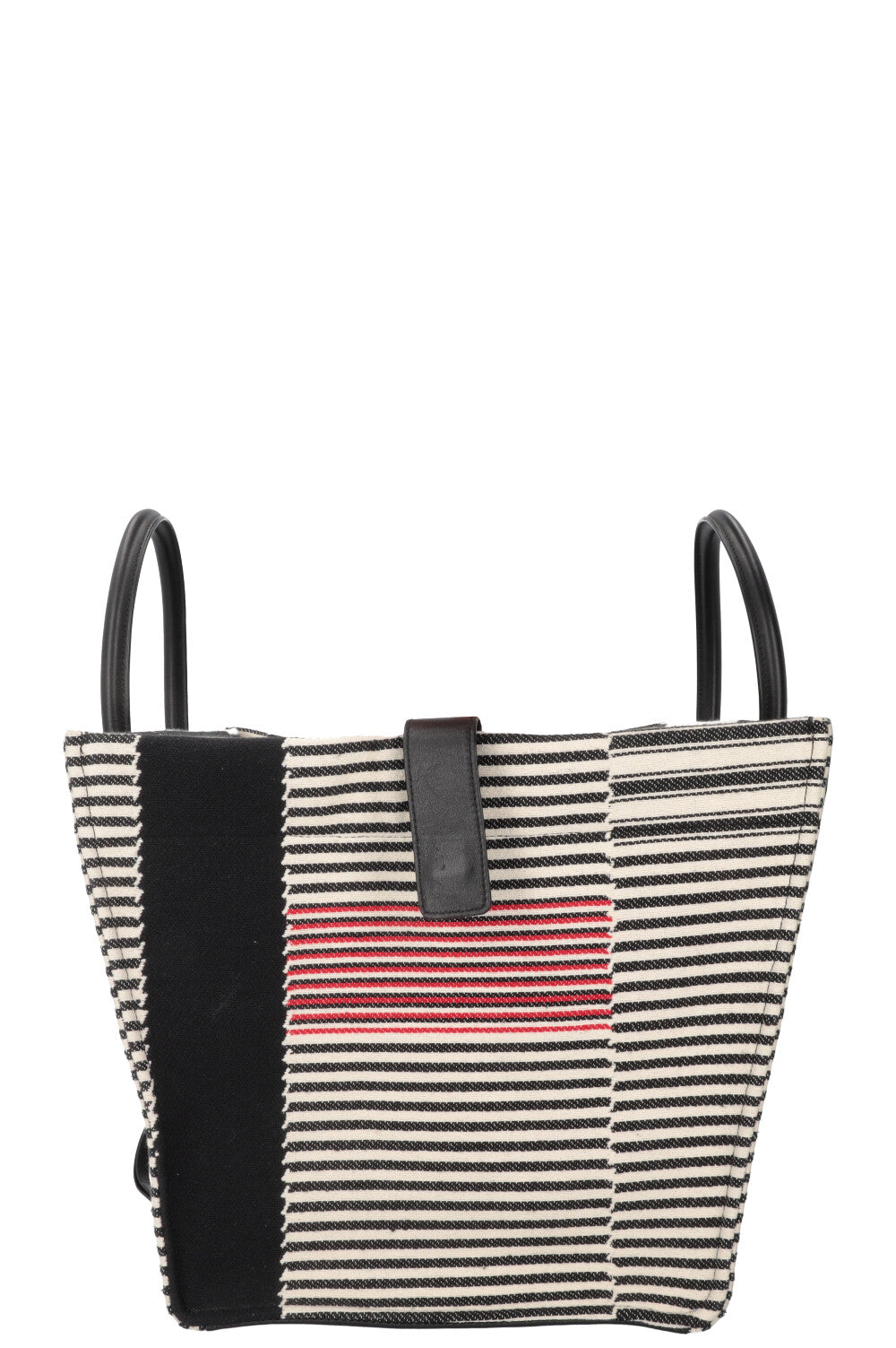 CÉLINE Phantom Medium Luggage Bag Canvas Striped Navy