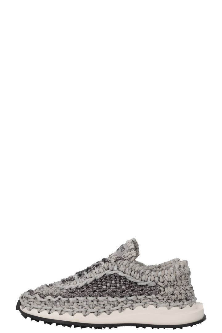 VALENTINO Chunky Knit Sneakers Grey