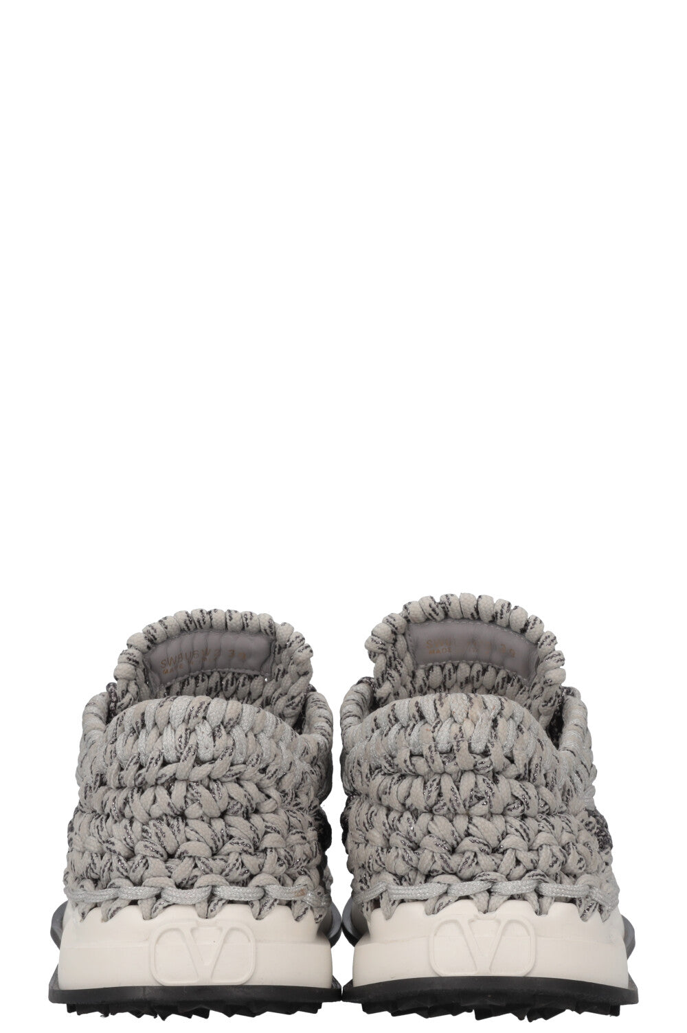 VALENTINO Chunky Knit Sneakers Grey