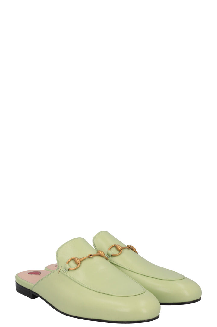 GUCCI Princetown Loafer Mules Green