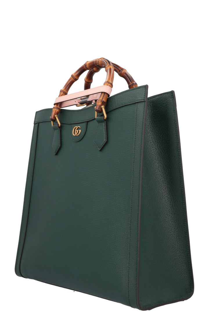 GUCCI Diana Tote Bag Green