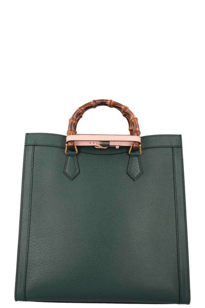 GUCCI Diana Tote Bag Green