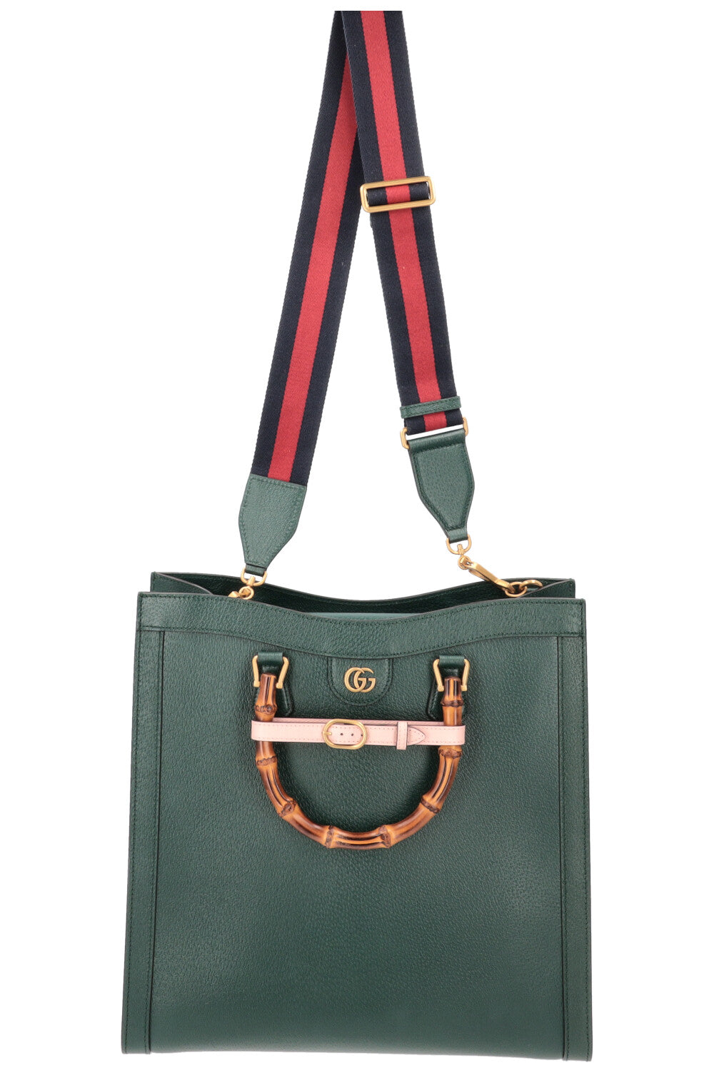 GUCCI Diana Tote Bag Green