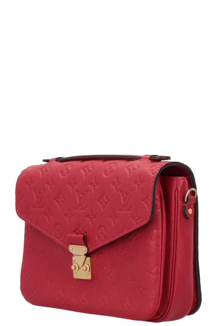 LOUIS VUITTON Pochette Métis Empreinte Rouge