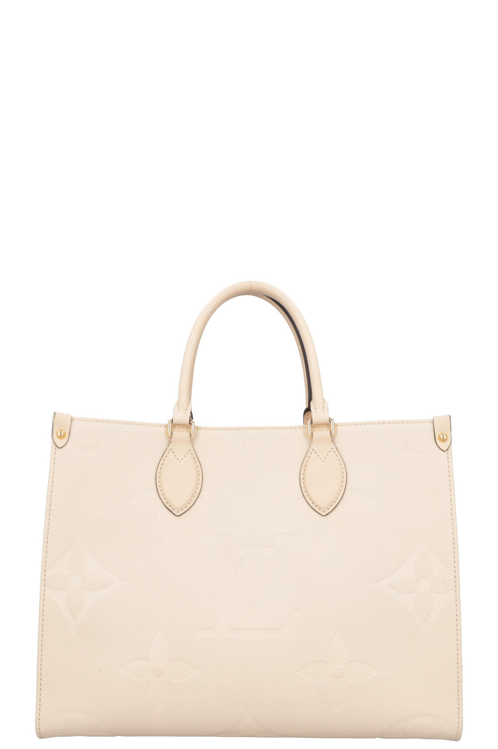 LOUIS VUITTON OnTheGo MM Tote Bag Ivory Empreinte