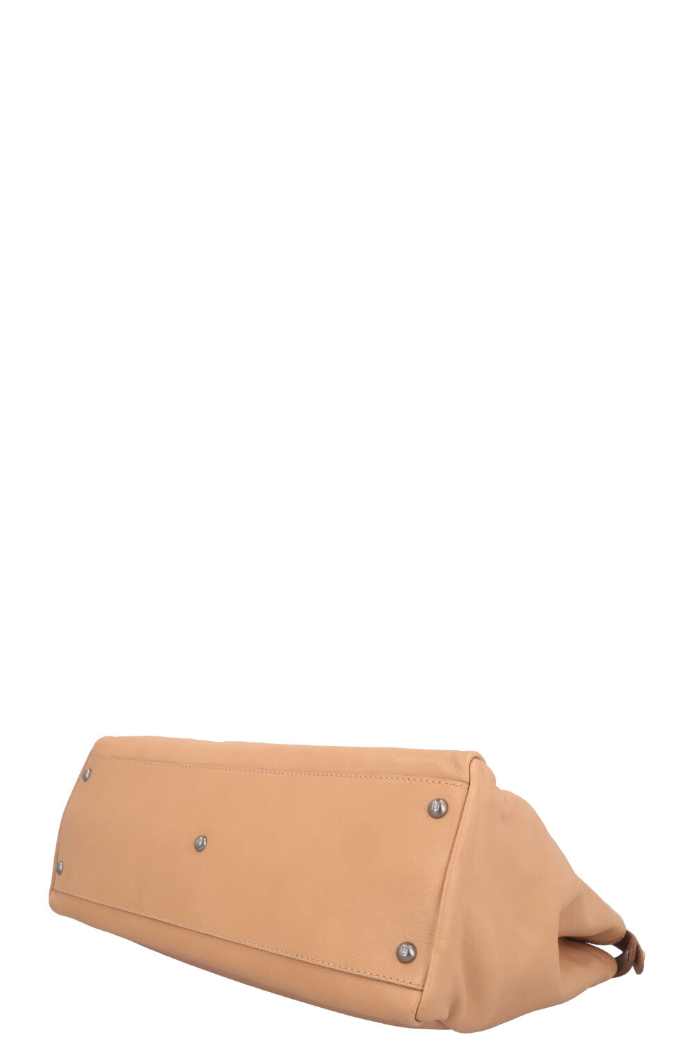 FENDI Large Peekaboo Leather Beige