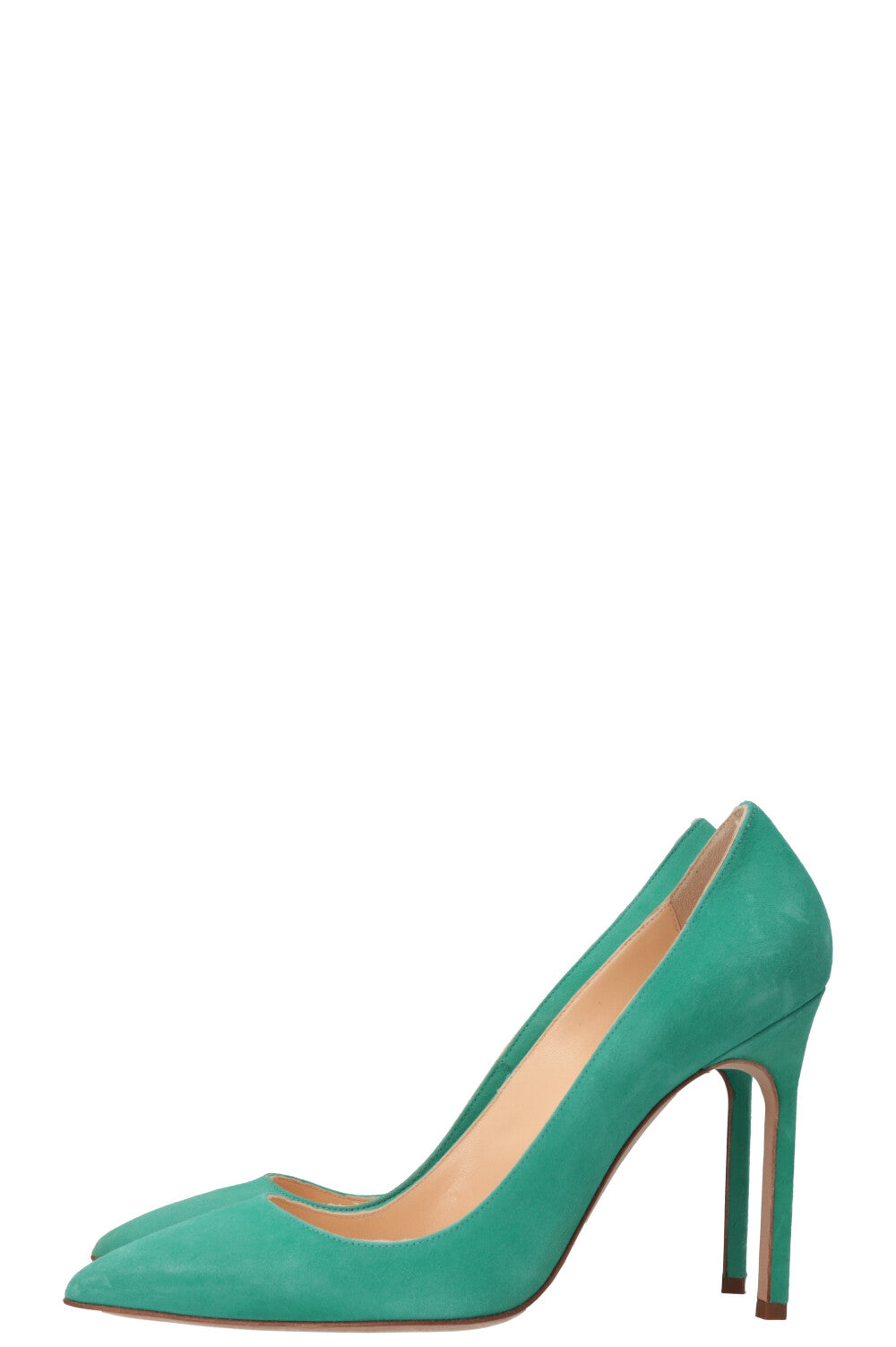 MANOLO BLAHNIK Escarpins Daim Vert