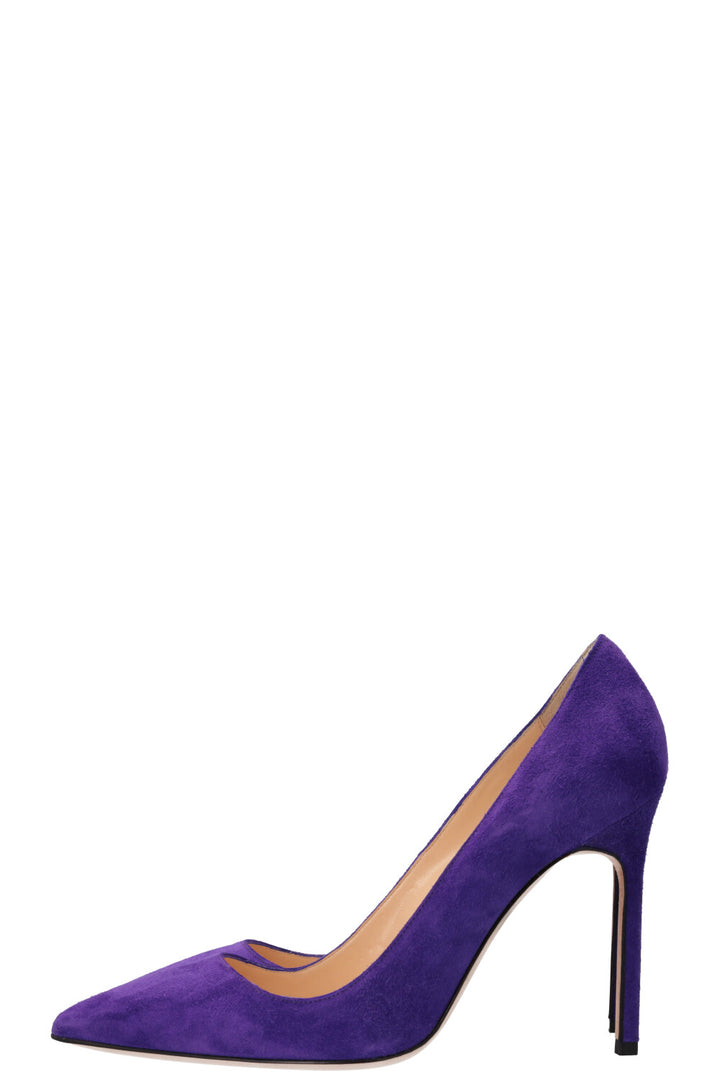 MANOLO BLAHNIK Escarpins Daim Violet