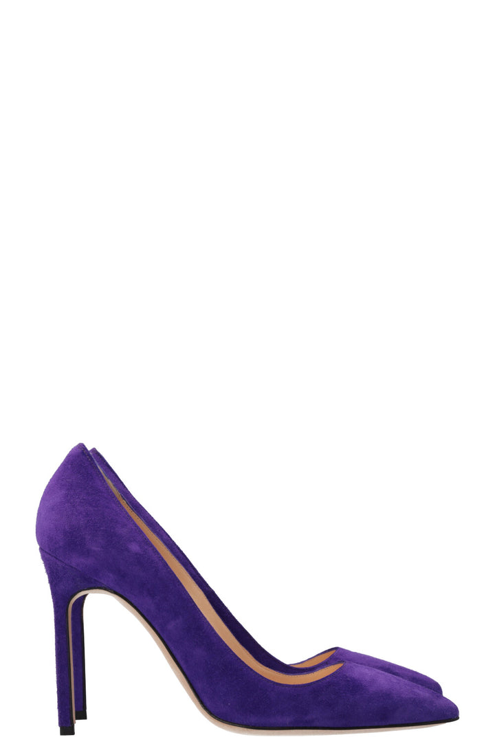 MANOLO BLAHNIK Escarpins Daim Violet