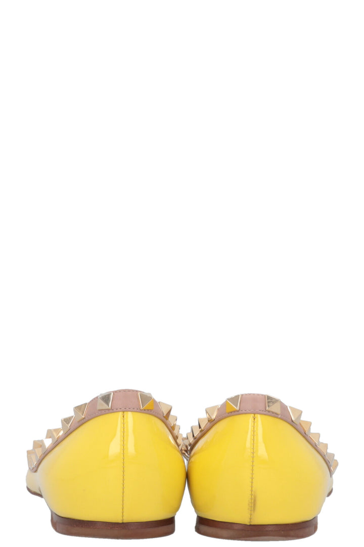 VALENTINO Rockstud Flats Yellow