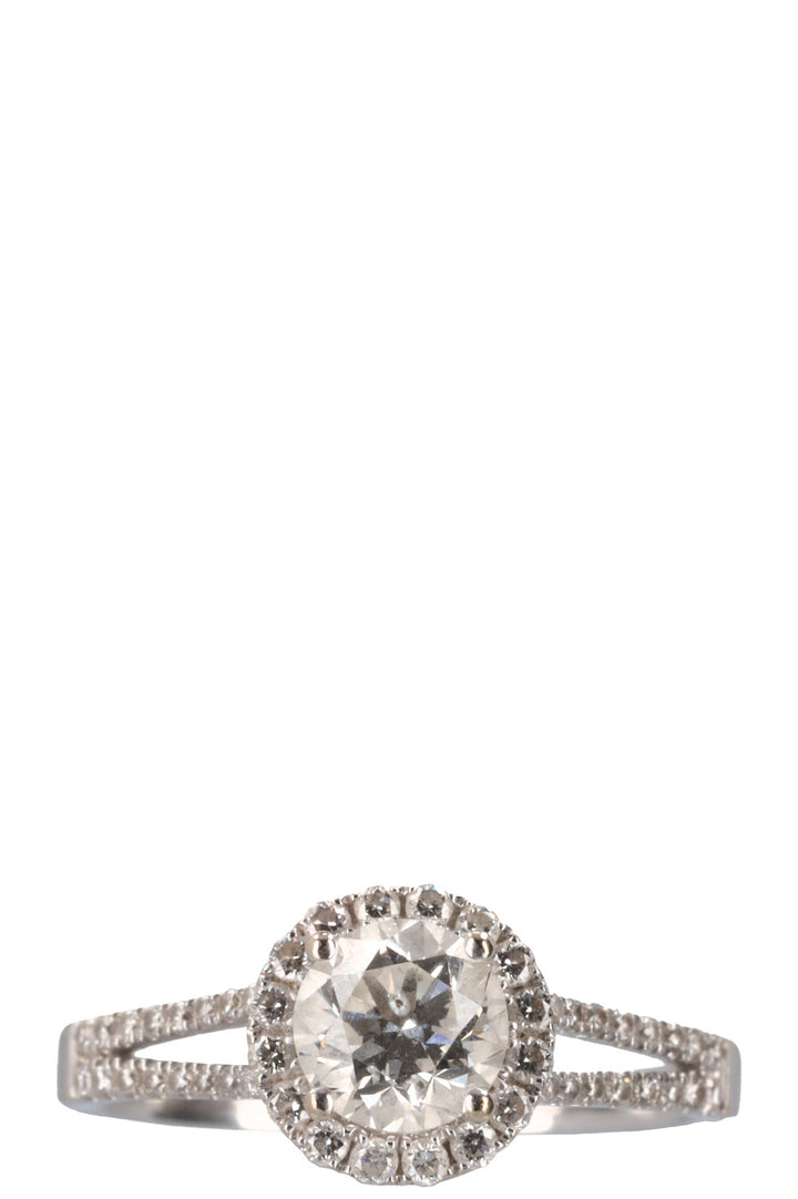 Bague d'épaule en diamant RPS London en or blanc 18 carats