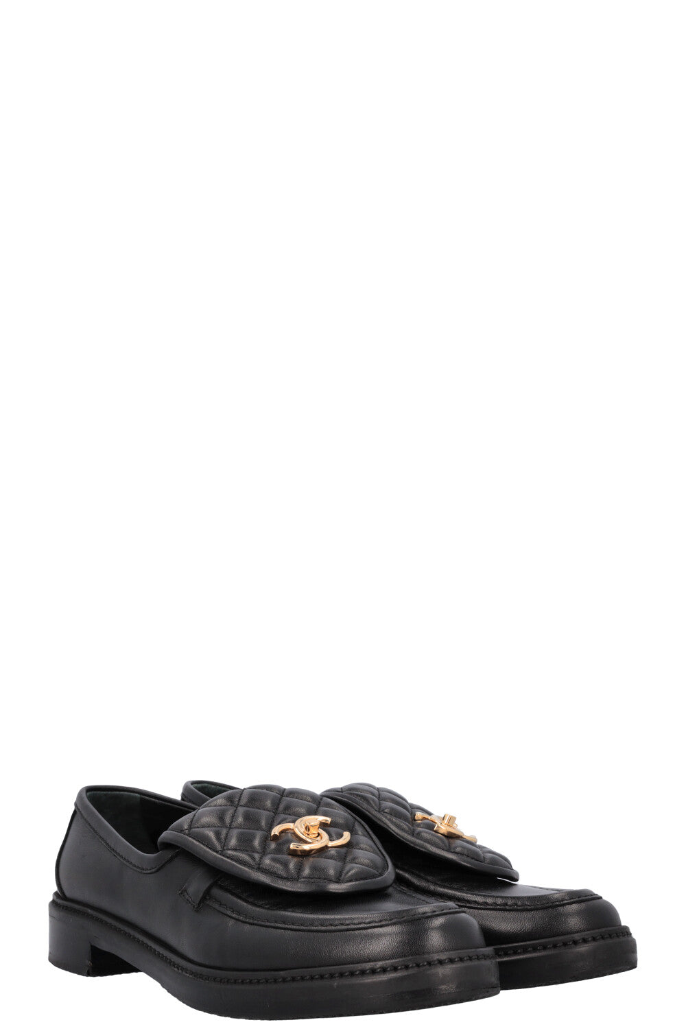 CHANEL Classic CC Loafers Black