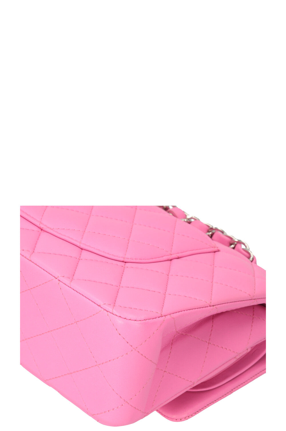 CHANEL Small Double Flap Bag Lambskin Pink