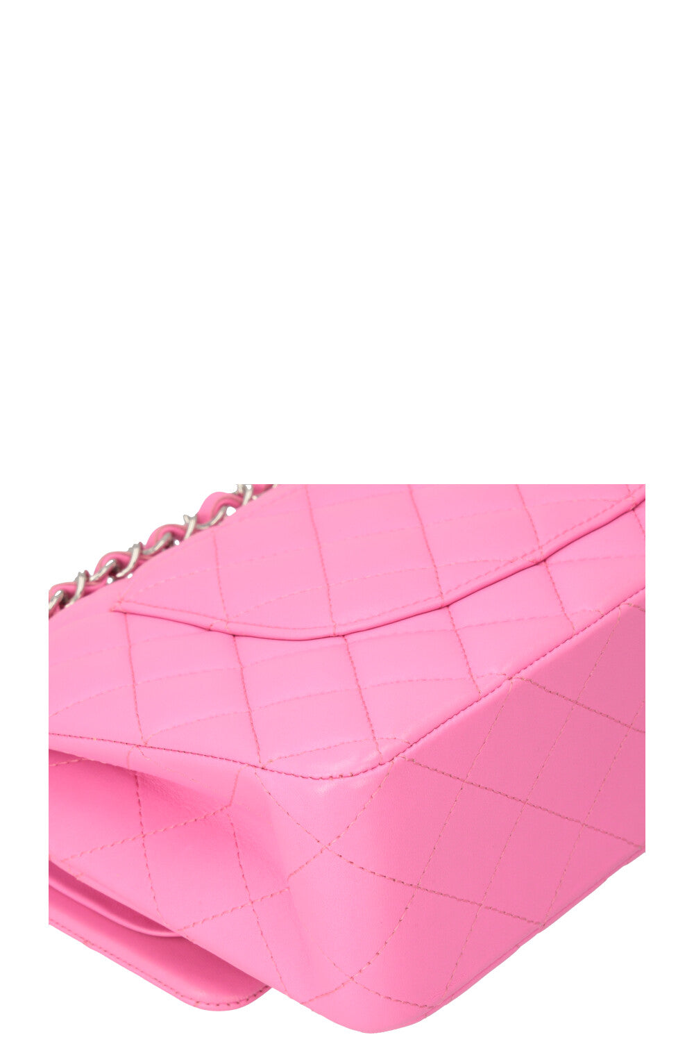 CHANEL Small Double Flap Bag Lambskin Pink