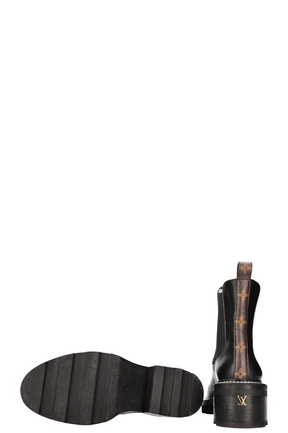 Louis Vuitton LV Beaubourg Ankle Boot BLACK. Size 38.0