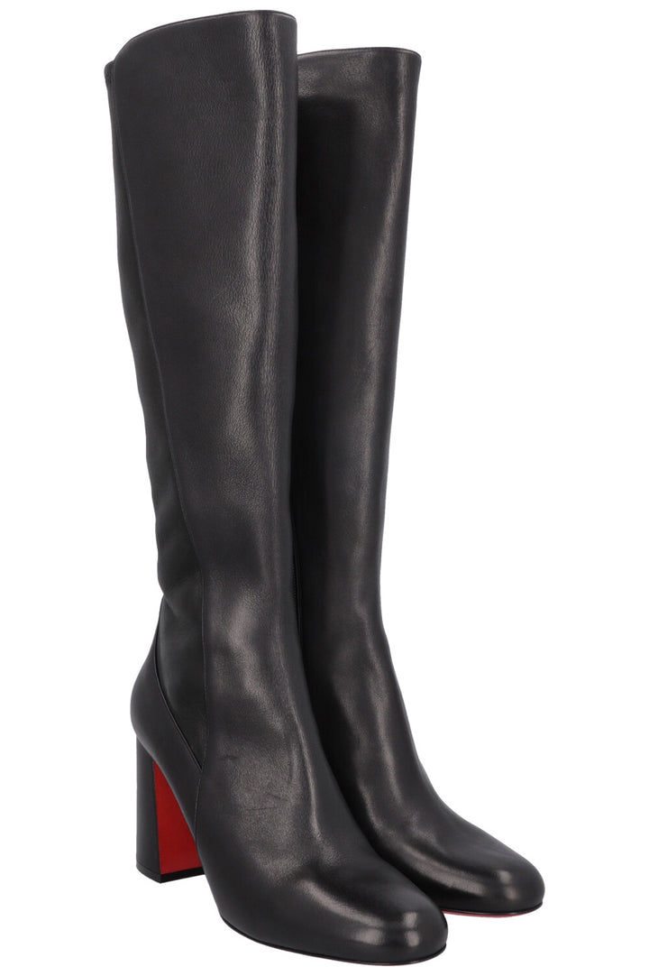 CHRISTIAN LOUBOUTIN Jane Botta 85 Knee High Boots Black