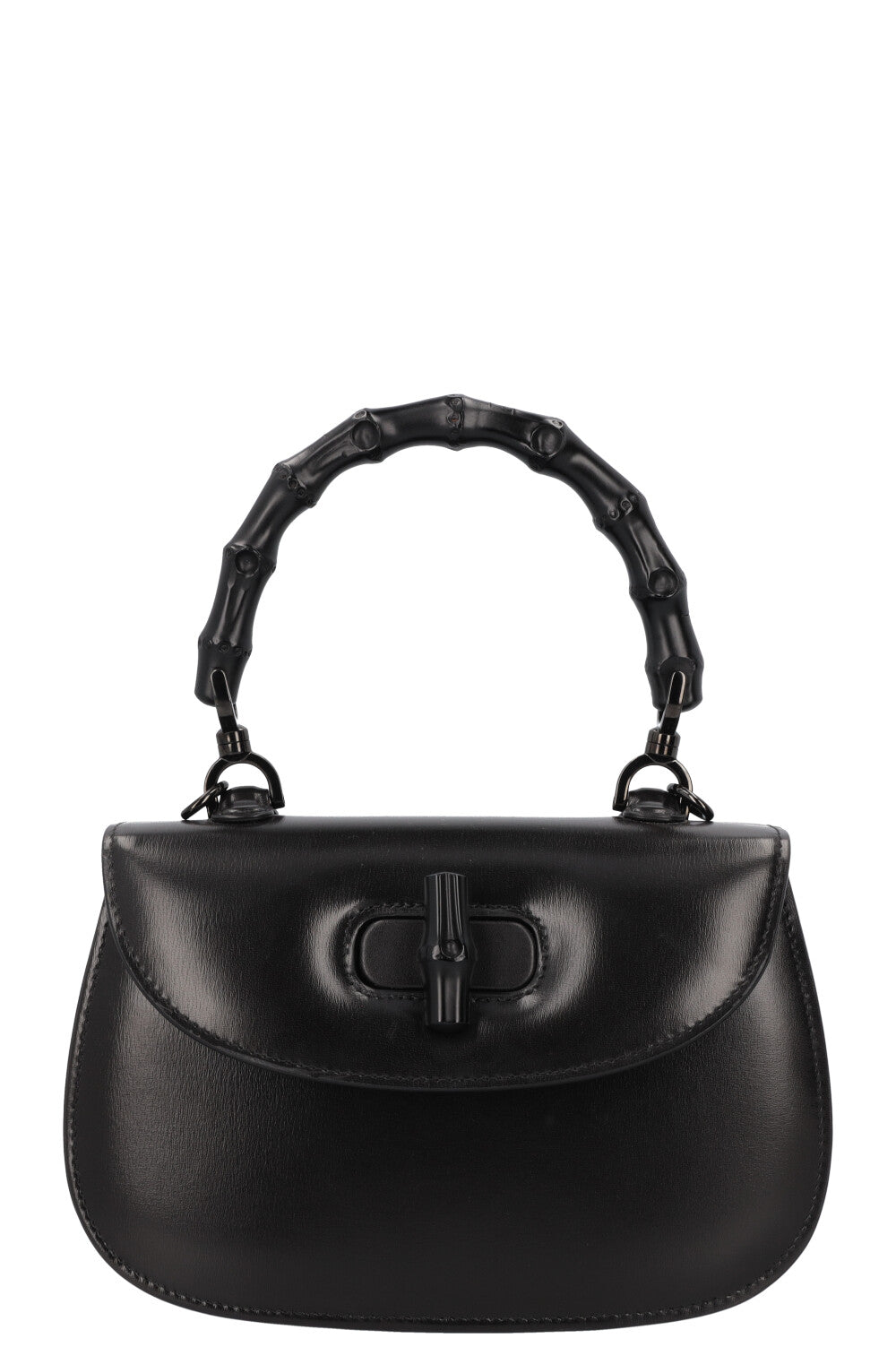 GUCCI Bamboo 1947 Small Top Handle Bag Black