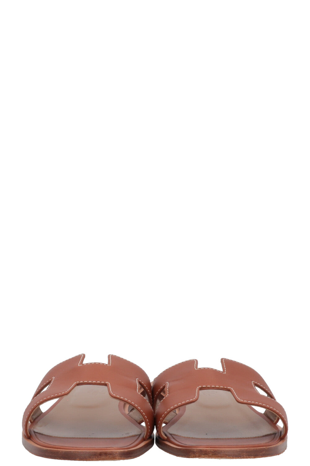 HERMÈS Oran Flats Cuir Or