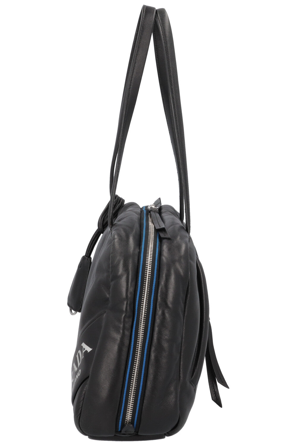 PRADA Padded Bowler Bag Black