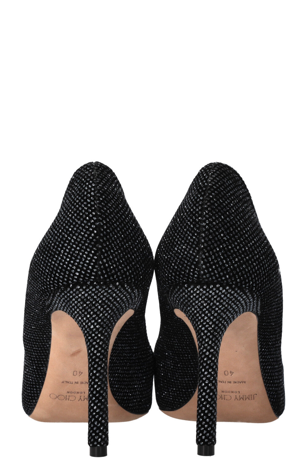 JIMMY CHOO Romy Talons Paillettes Noir