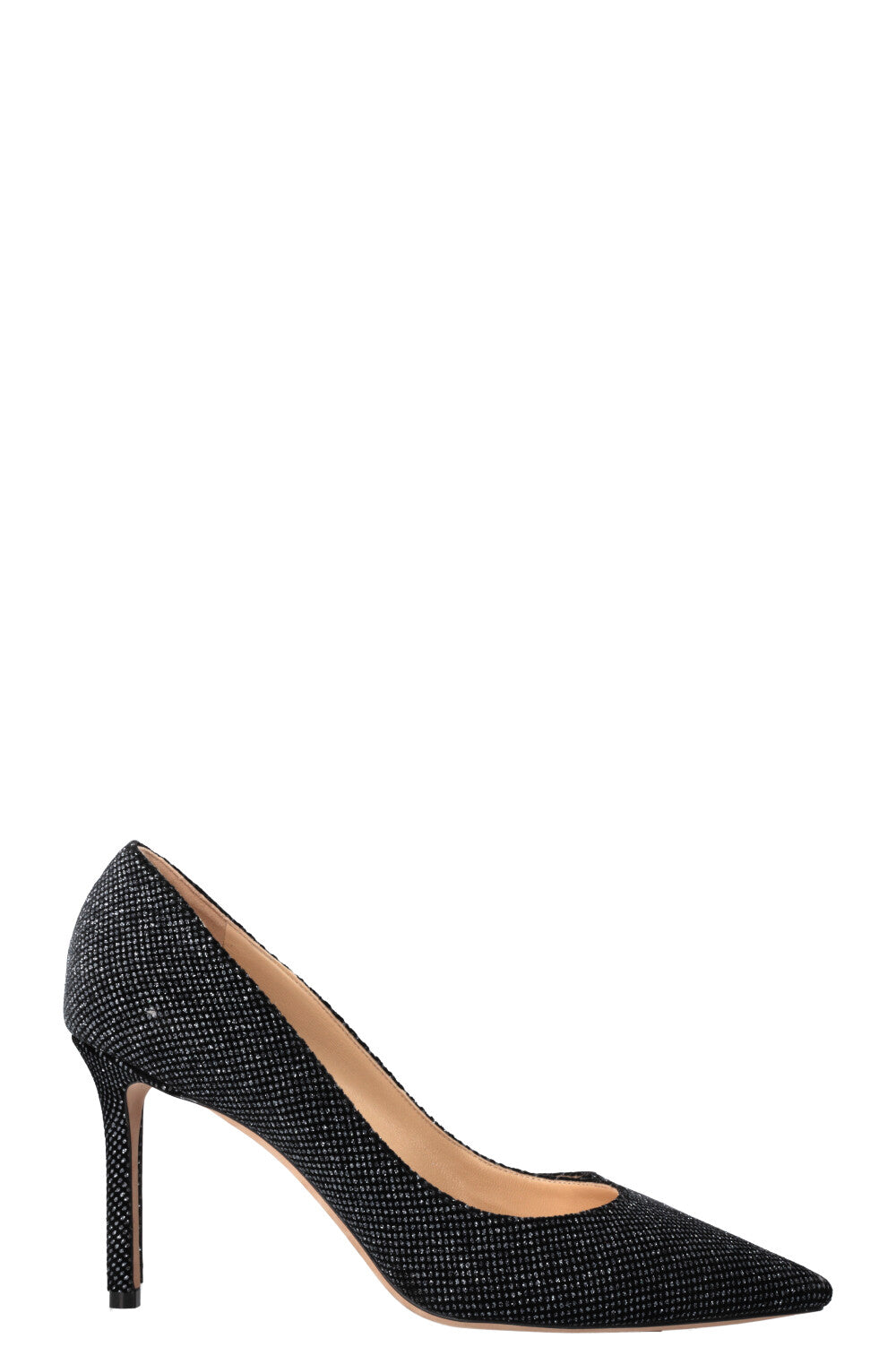 JIMMY CHOO Romy Heels Glitter Black