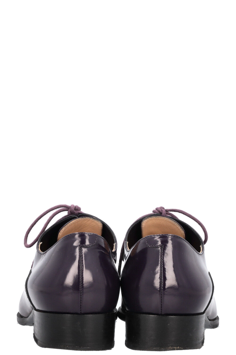 CHANEL Ballerines Cuir Violet