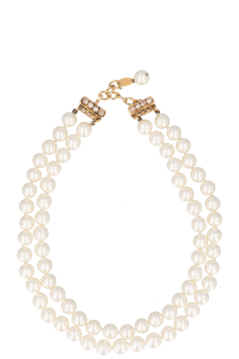 CHANEL Vinatge Double Pearl Choker