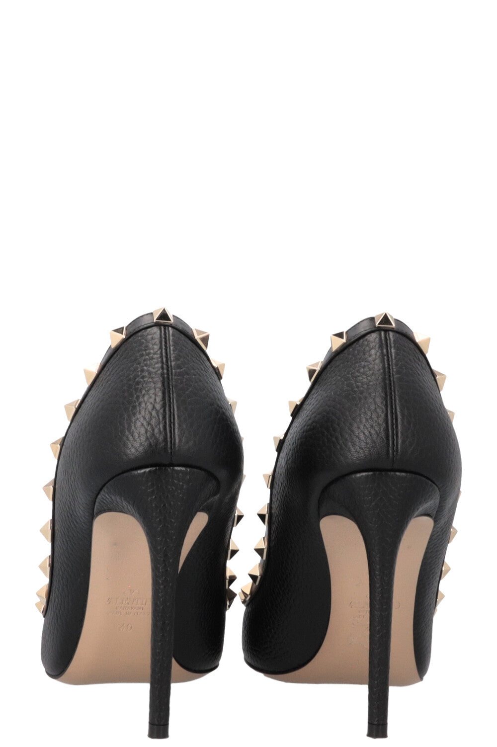 VALENTINO Rockstud Heels Black