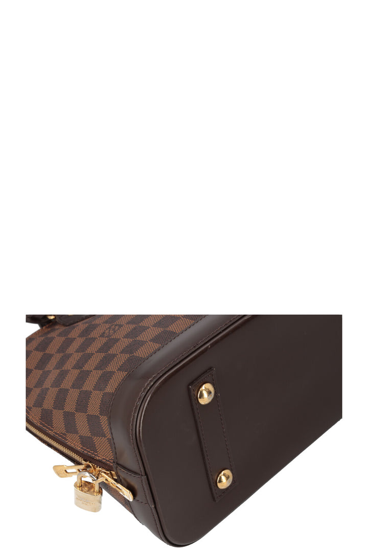 LOUIS VUITTON Alma PM Hand Bag Damier Ebene