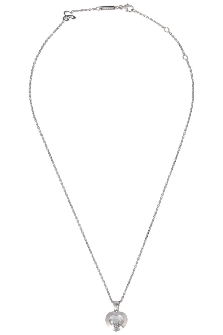 CHOPARD Happy Diamond Necklace White Gold