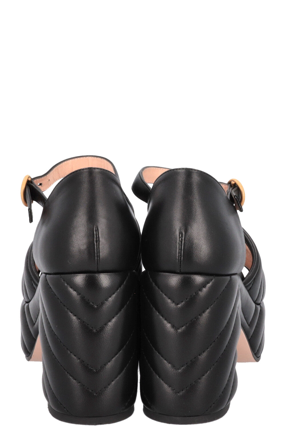 Talons matelassés GUCCI GG Noir