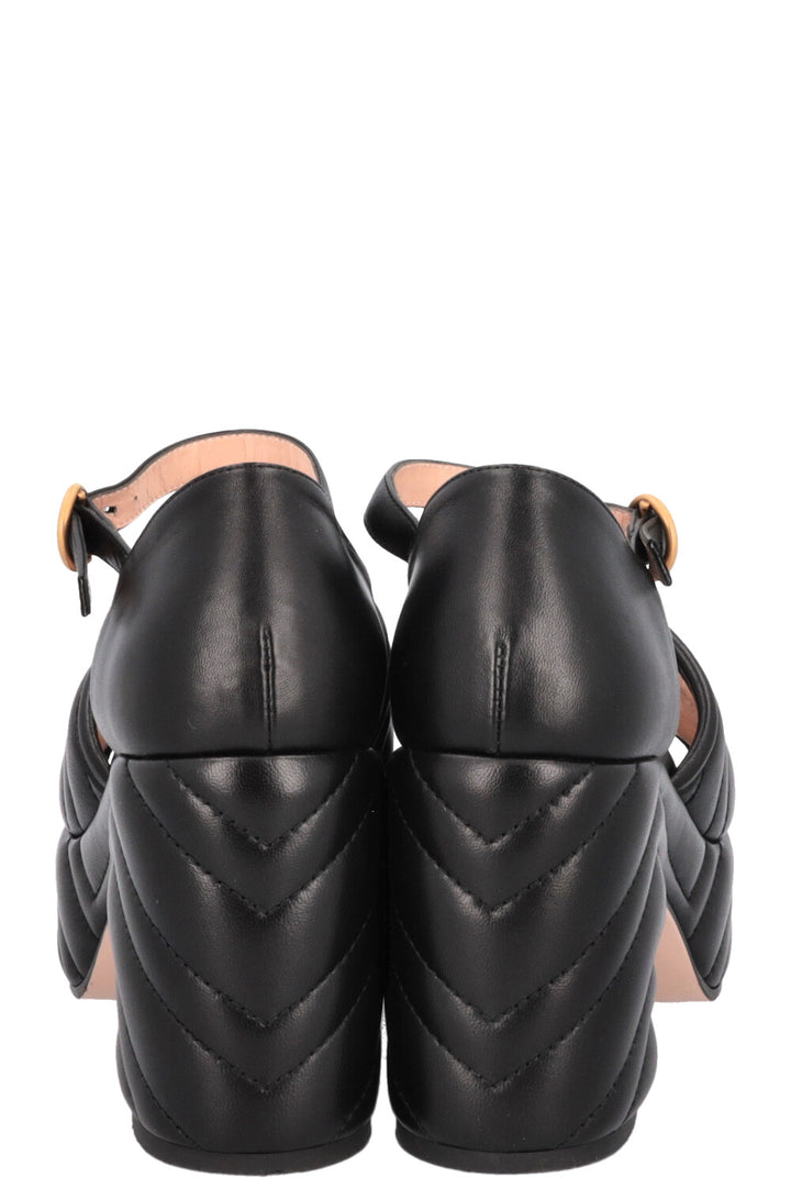 GUCCI GG Quilted Heels Black