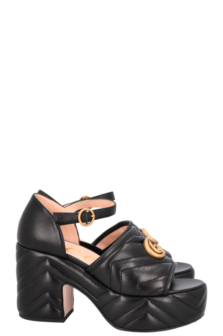 Talons matelassés GUCCI GG Noir