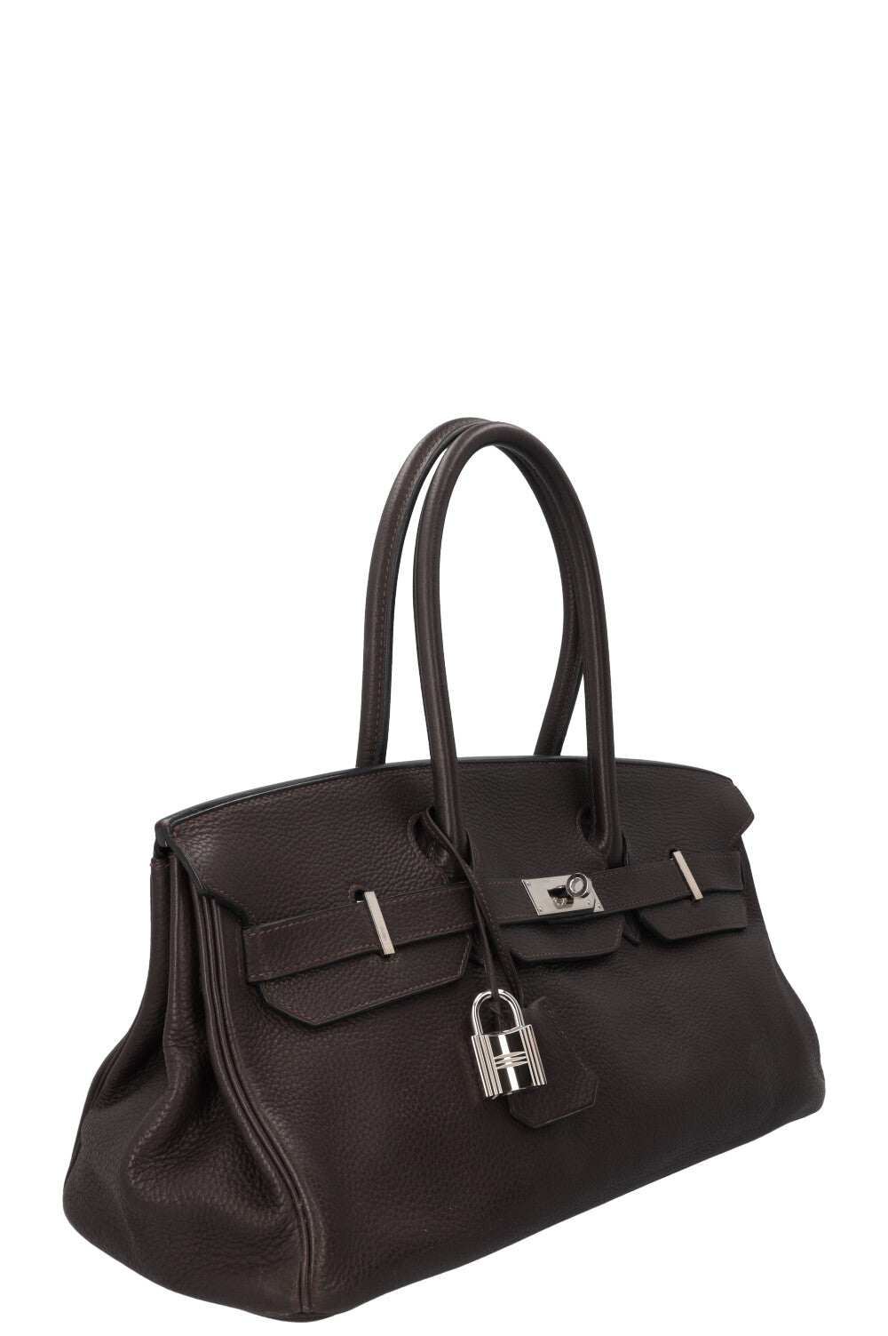 HERMÈS JPG Birkin 42 Clemence Chocolate Palladium