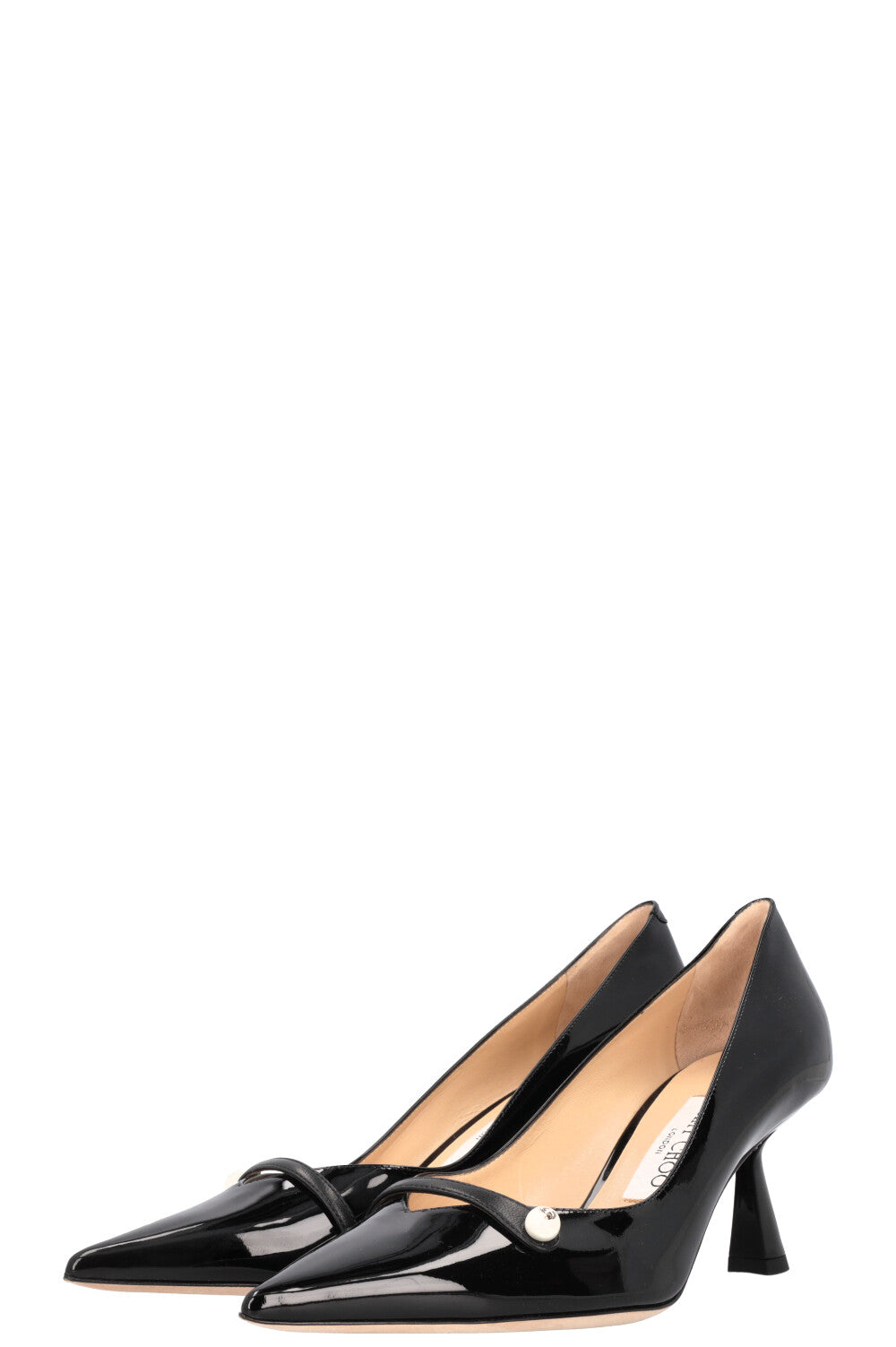 JIMMY CHOO Rosalia 65 Heels Black Patent