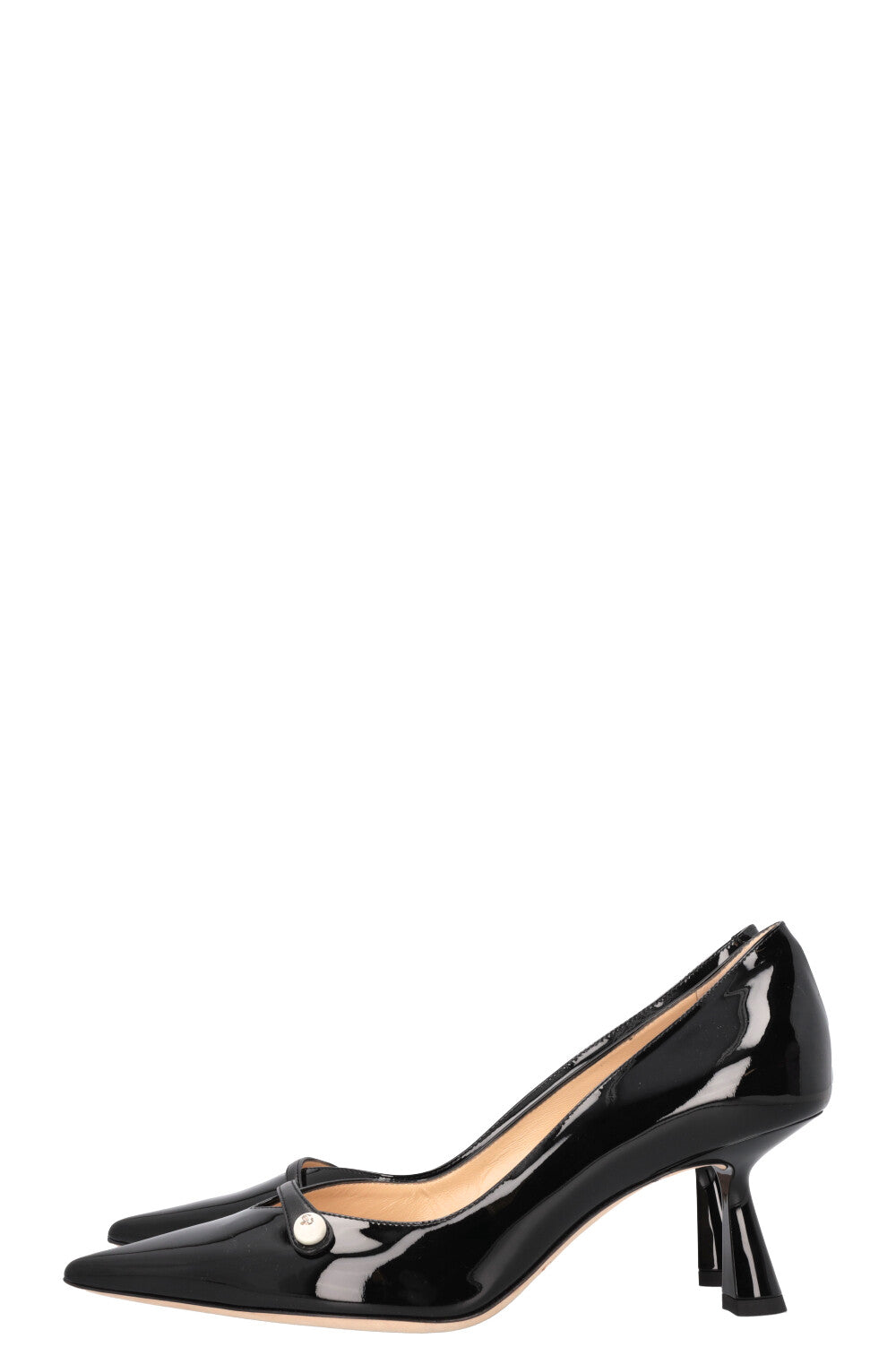 JIMMY CHOO Rosalia 65 talons noir verni