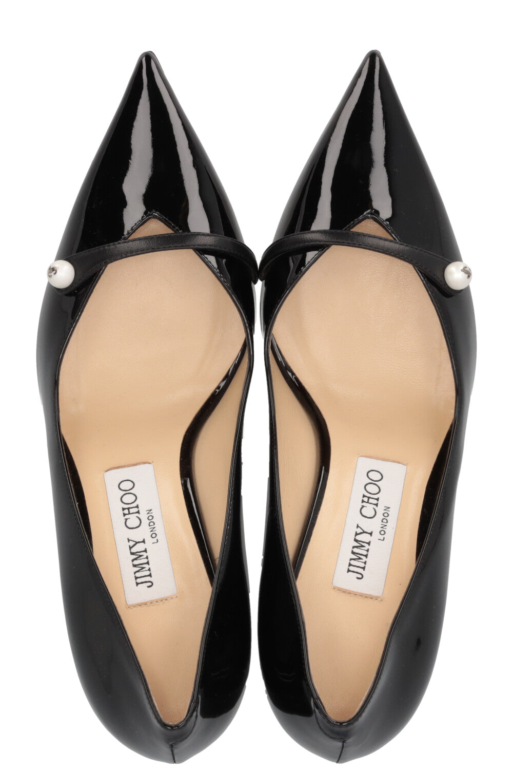 JIMMY CHOO Rosalia 65 talons noir verni