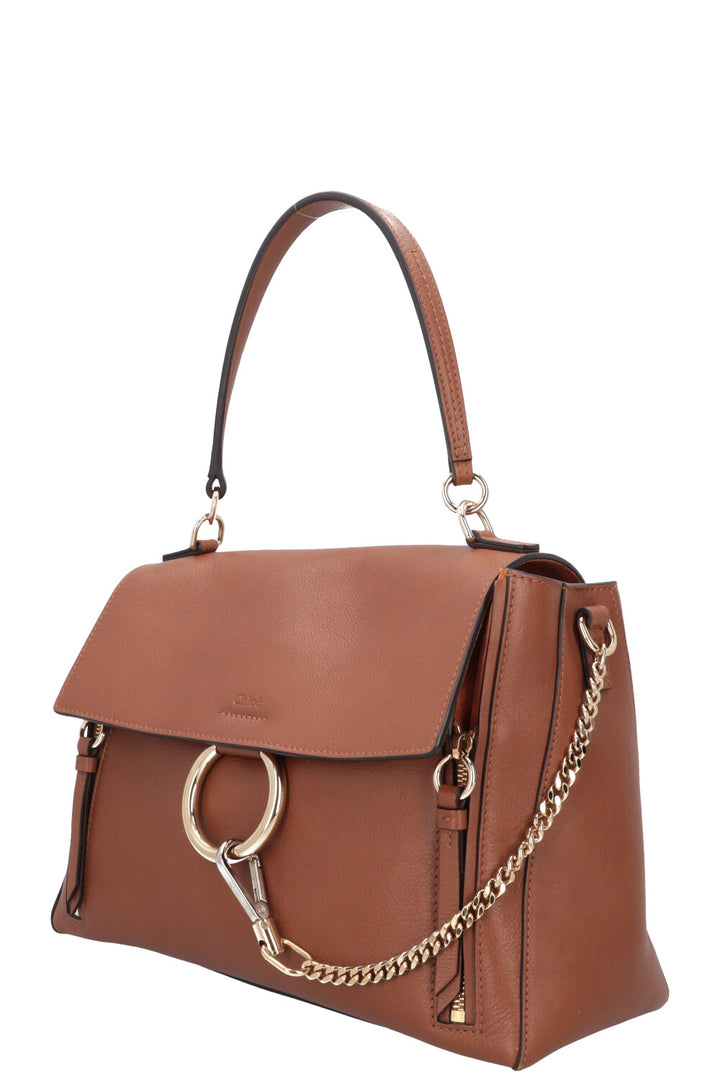 CHLOE Faye Medium Bag Cognac