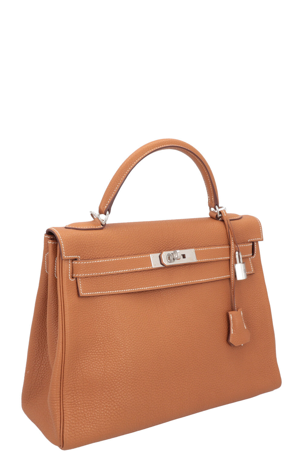 HERMÈS Kelly 32 Retour Togo Or